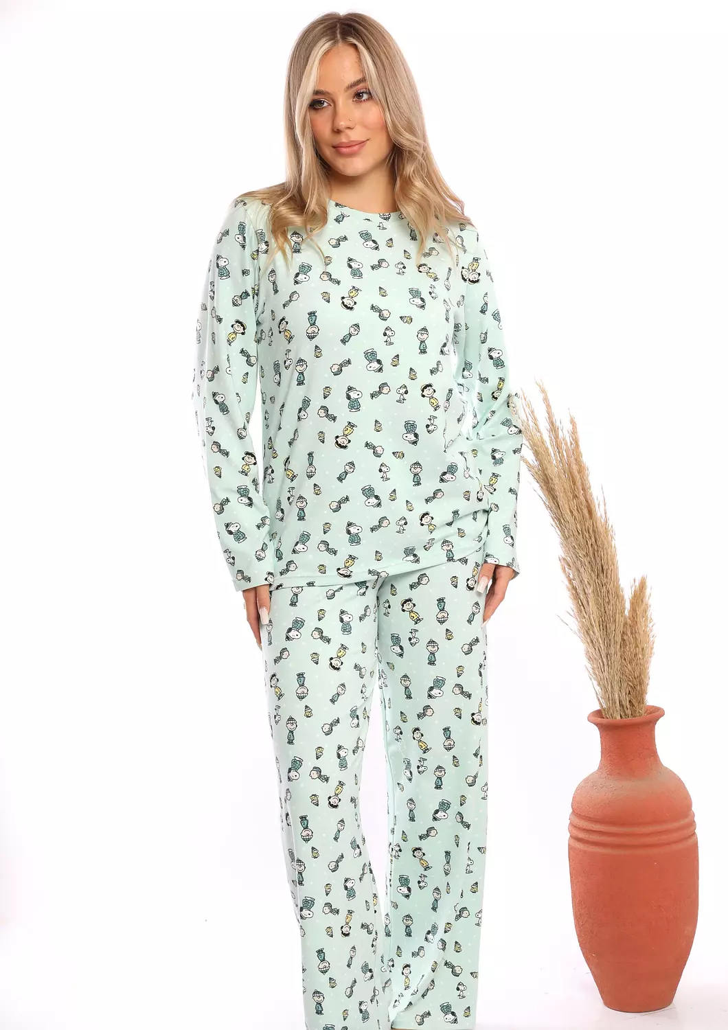 C340 SNOOPY LONG SLEEVES PAJAMA SET  image