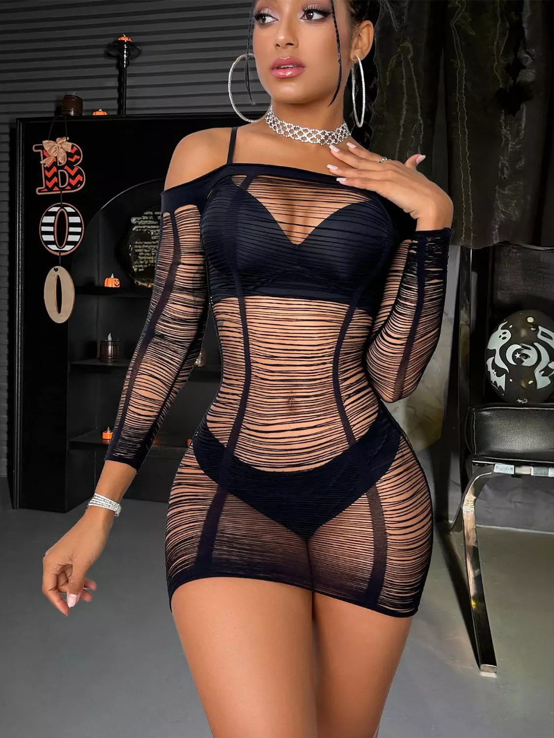 Sexyy transparent baby doll 2