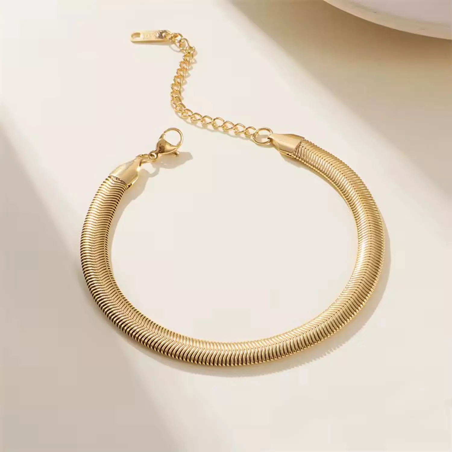 Thick Snake chain Necklace - Bracelet 7