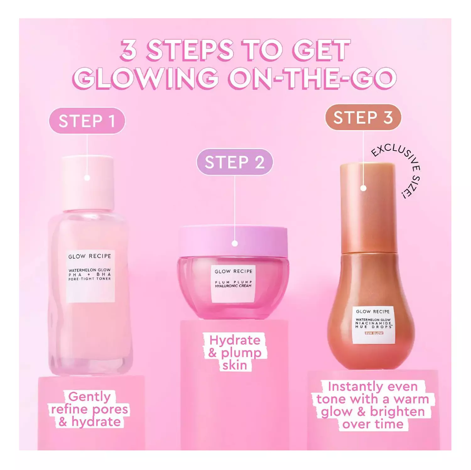 Get Glowing With Me™ Kit by Katie Fang with Hue Drops Tinted Serum 2