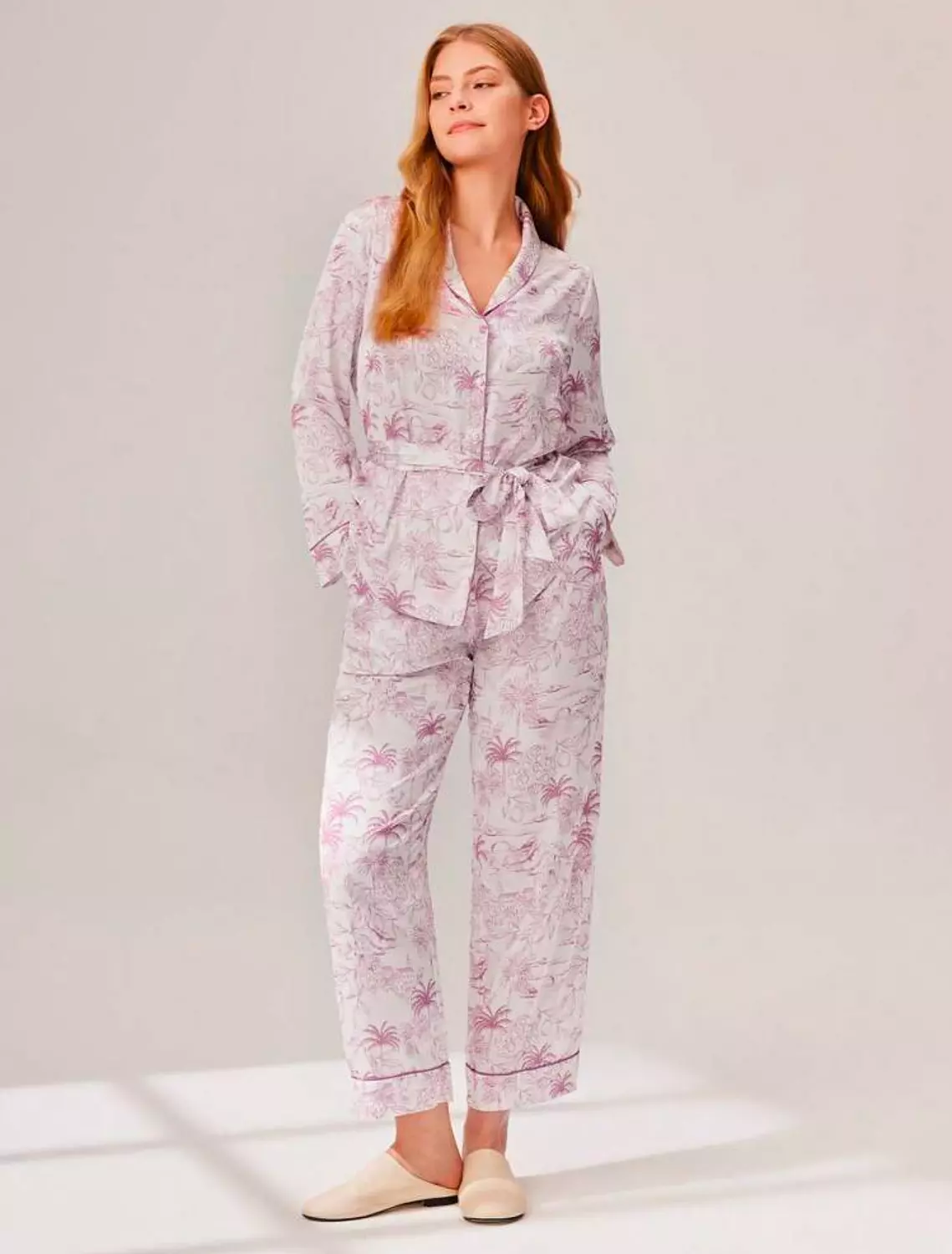 Floral Satin PJ Set  hover image