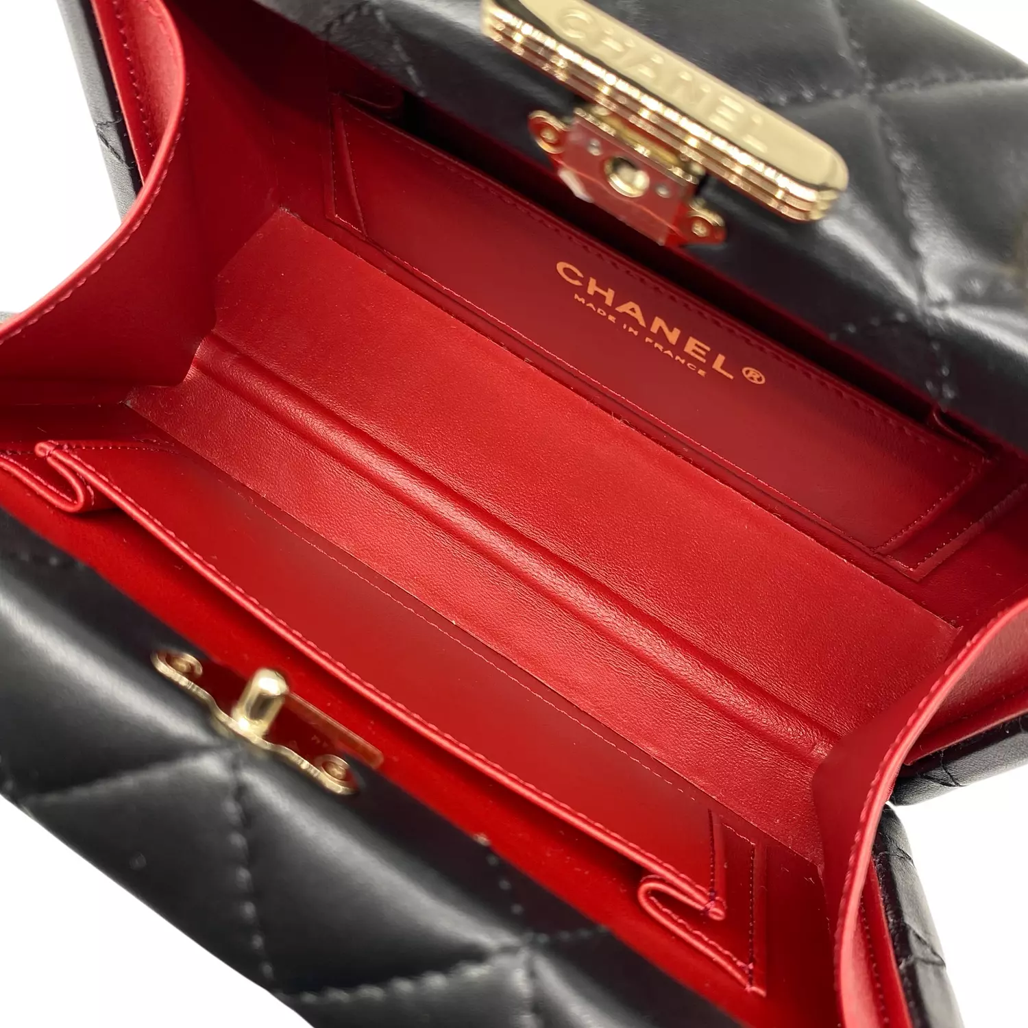 CHANEL BLACK BOX BAG 3