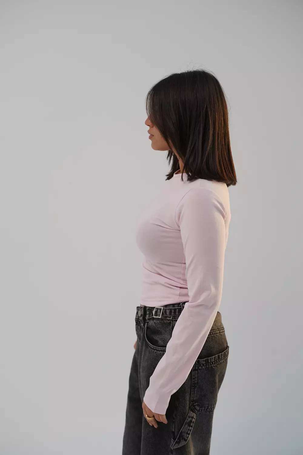 Pink top with long sleeve-2nd-img