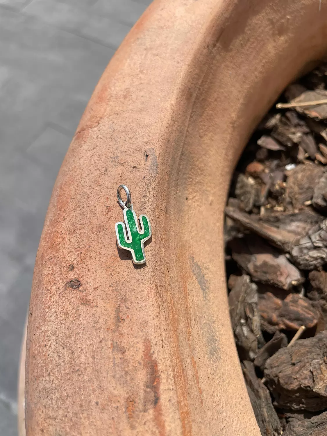 Green Cactus Pendant  hover image