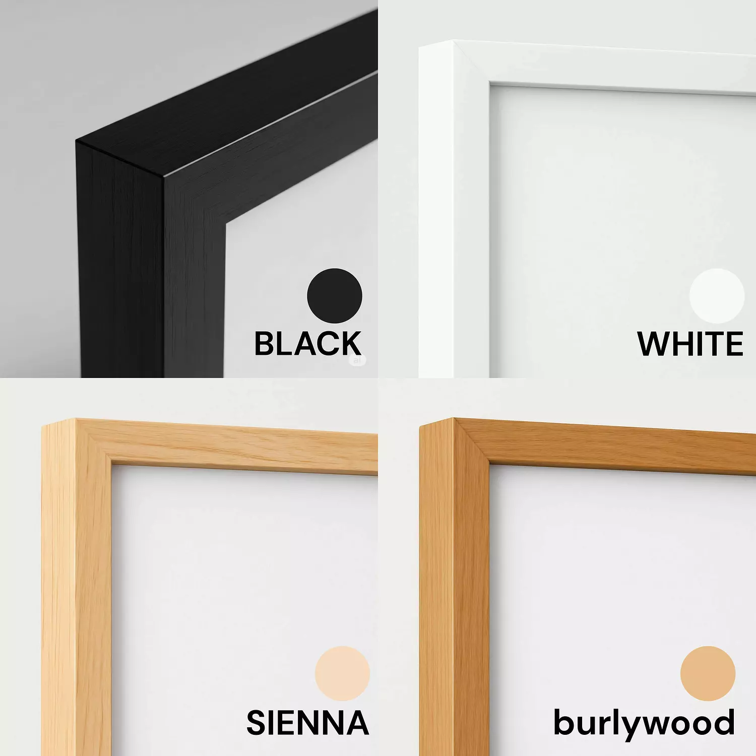 Set of 3 Wooden Frames Front Glass P.G944 5