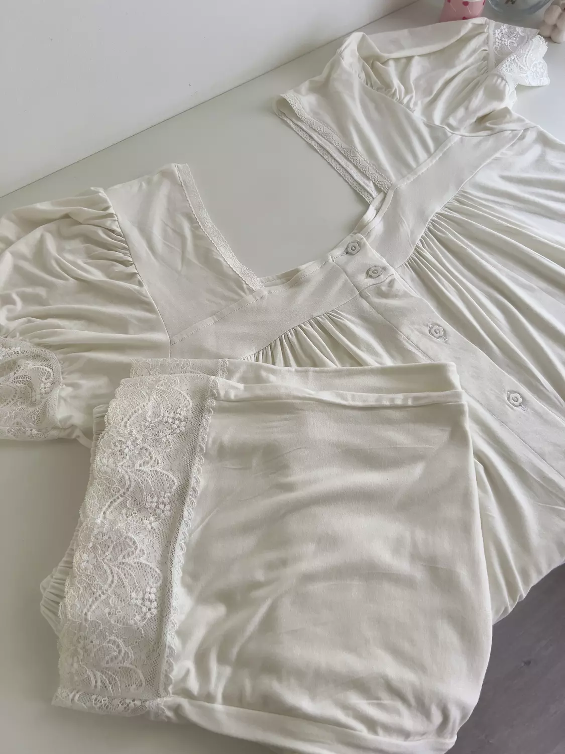 White Lace Pyjamas 9