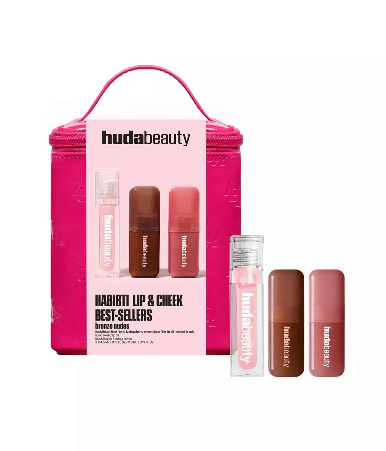 HUDA BEAUTY HABIBTI LIP AND CHEEK BEST SELLERS KIT image