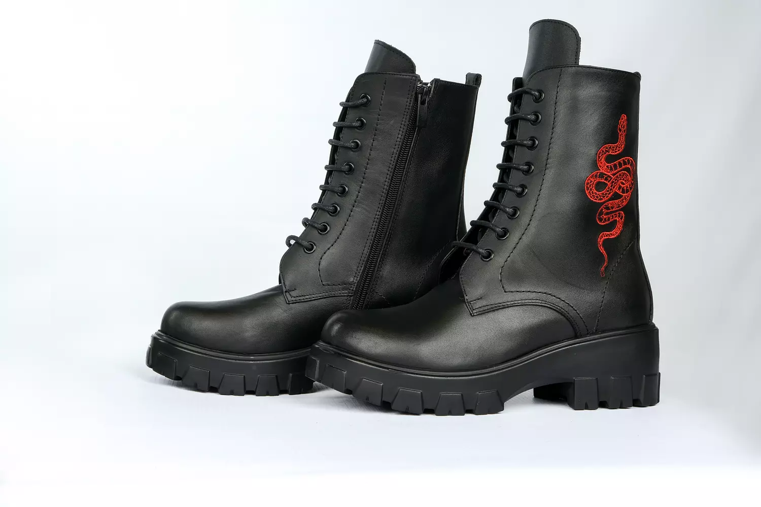 Snake Combat Boots 1