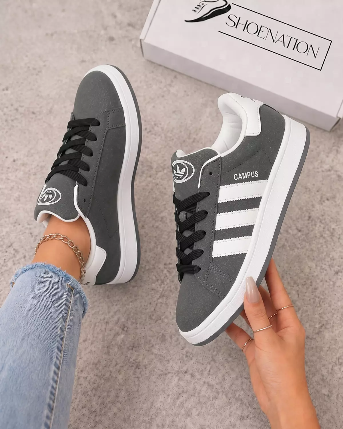 Adidas Campus Women’s Sneakers - Gray image