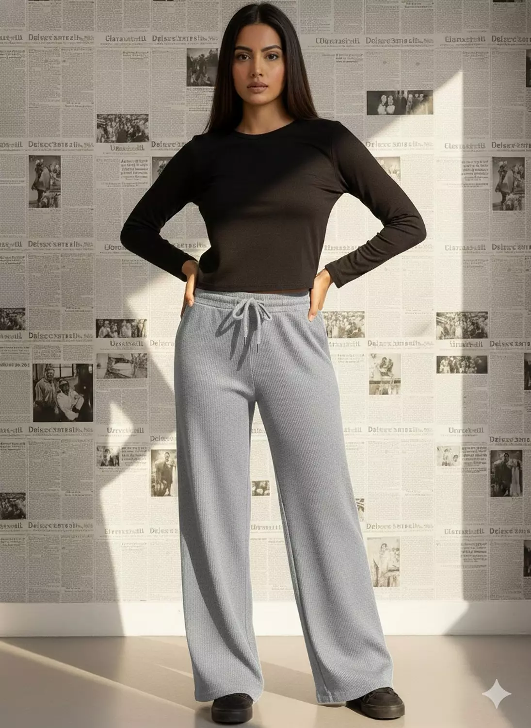 Grey Wool Pants  image