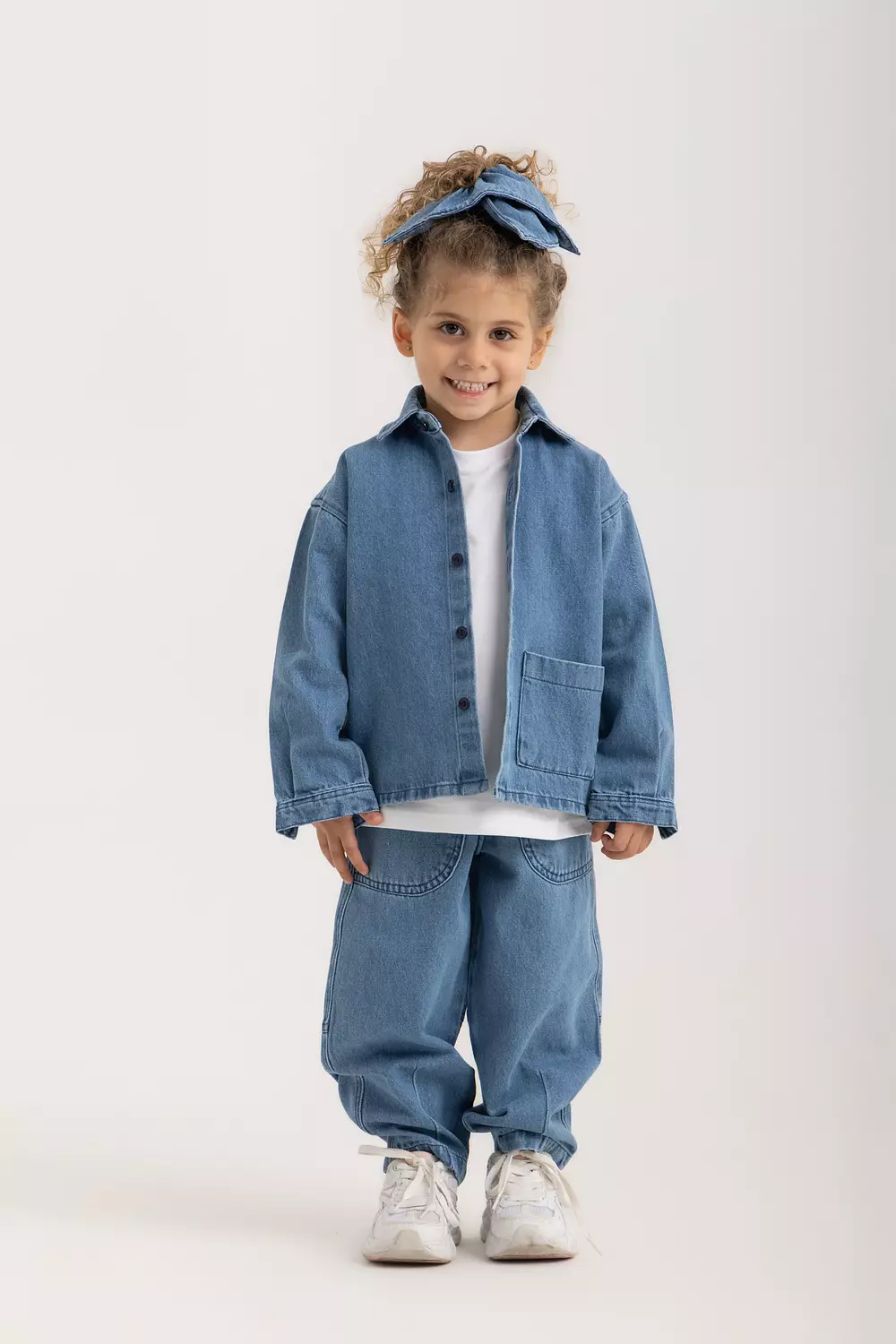 The Kiko Denim Kids Long-Sleeve Shirt image