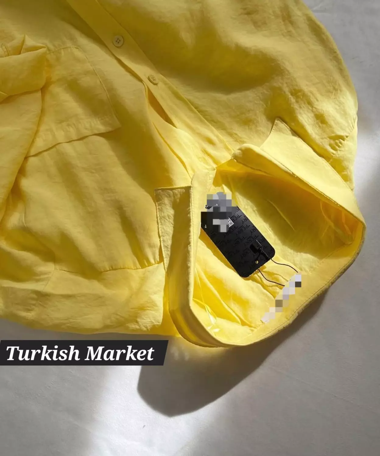 Yellow Oversize Fabia Shirt 2