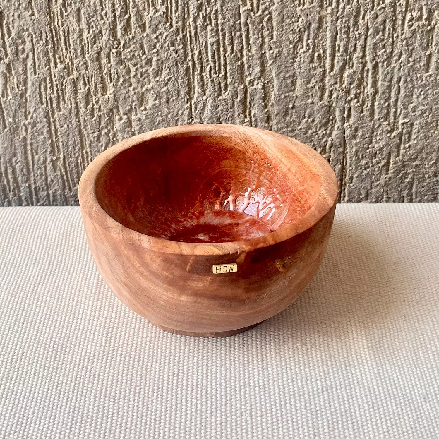 Copper Wood Bowl image