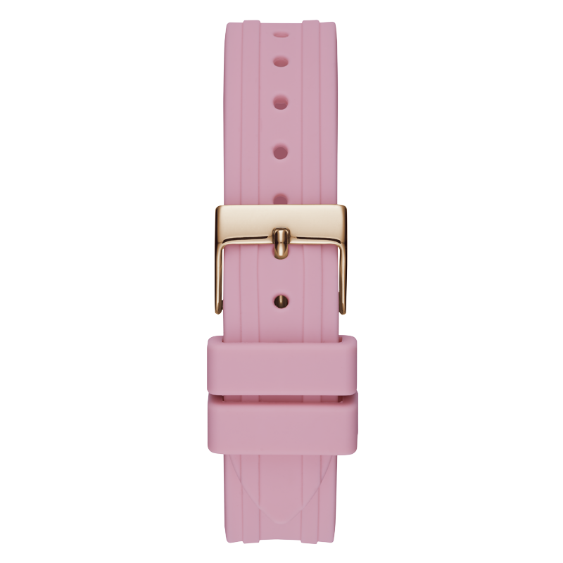 Guess GW0034L3 Ladies Watch Rose Gold Tone Polished Case Stainless Steel/ Silicone Strap 4