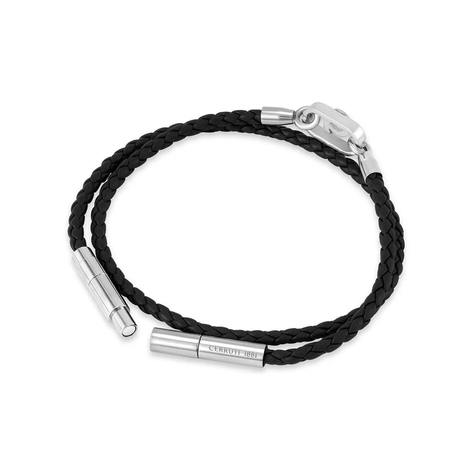 Cerruti 1881 Black Double Wrap Bracelet CIAGB0015401 2