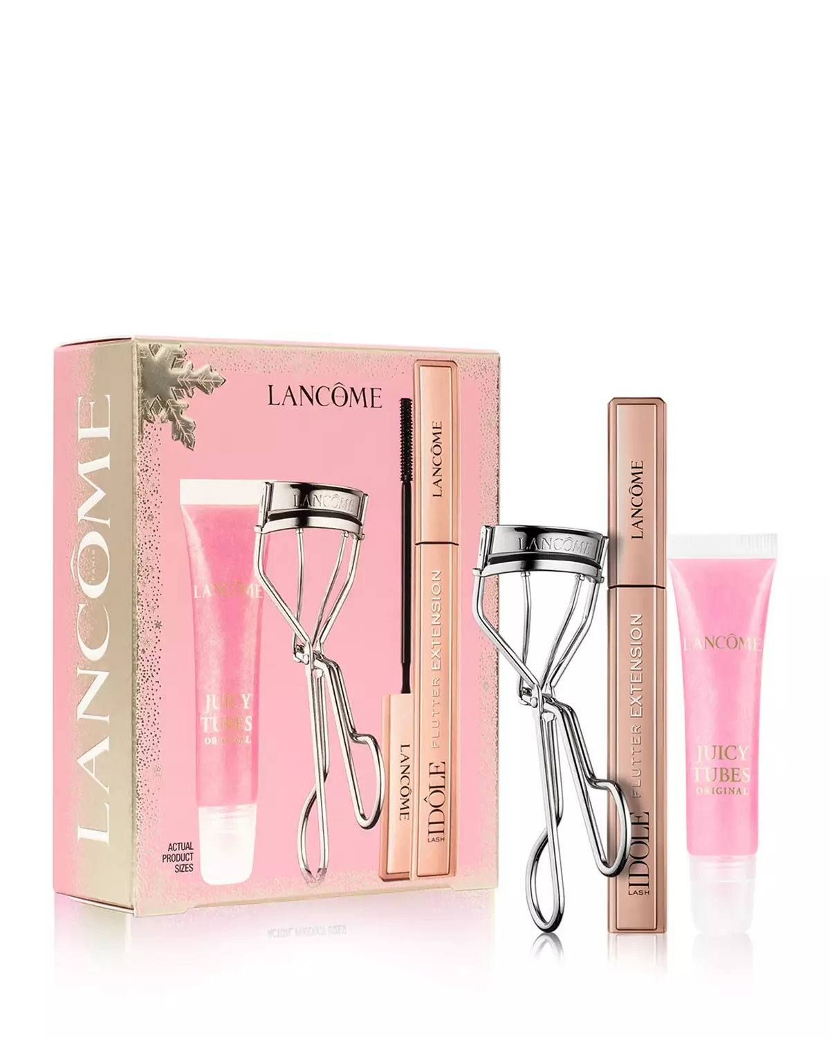 Lancôme Lash Idôle Flutter Mascara, Juicy Tube, and Lash Curler Limited-Edition Valentine's Day Makeup Gift Set hover image