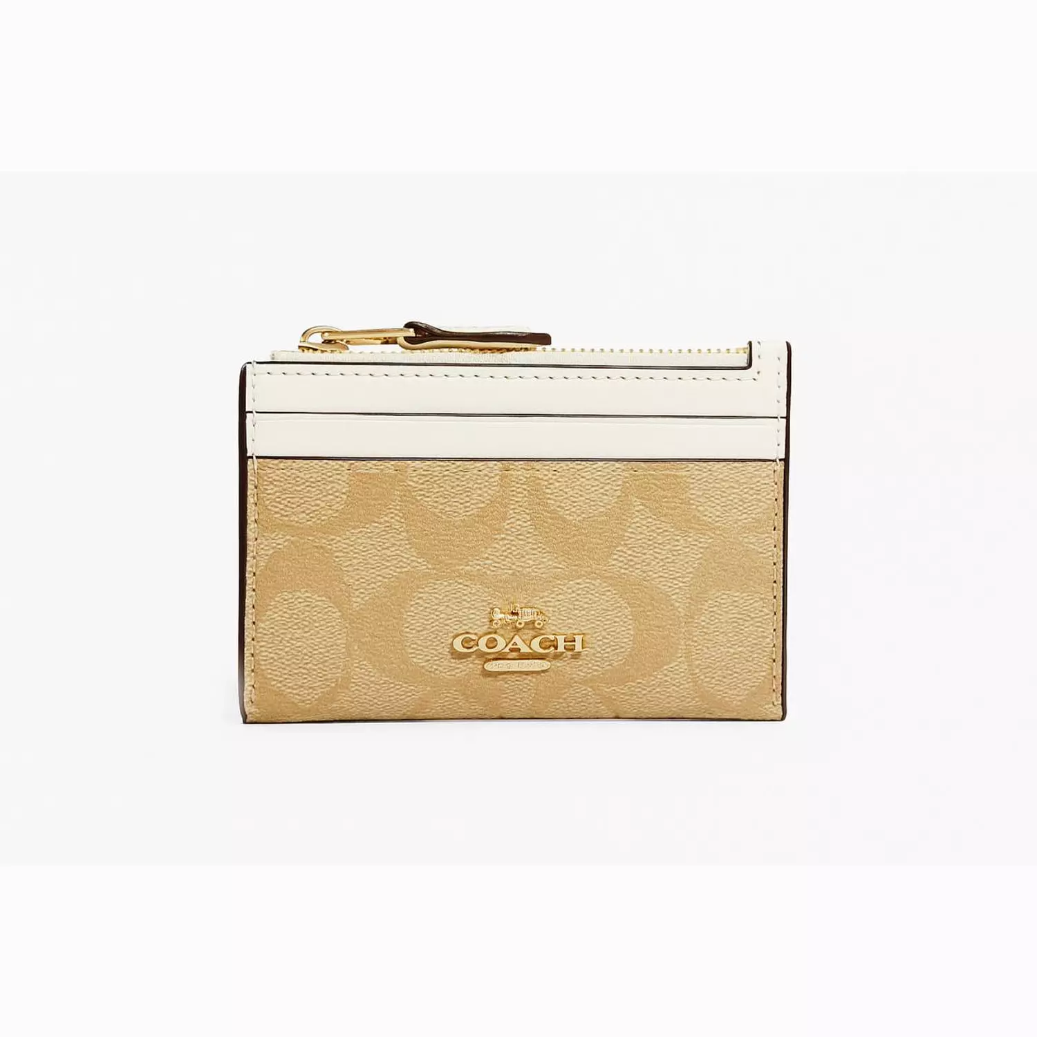Zip Card Case In Signature Canvas image