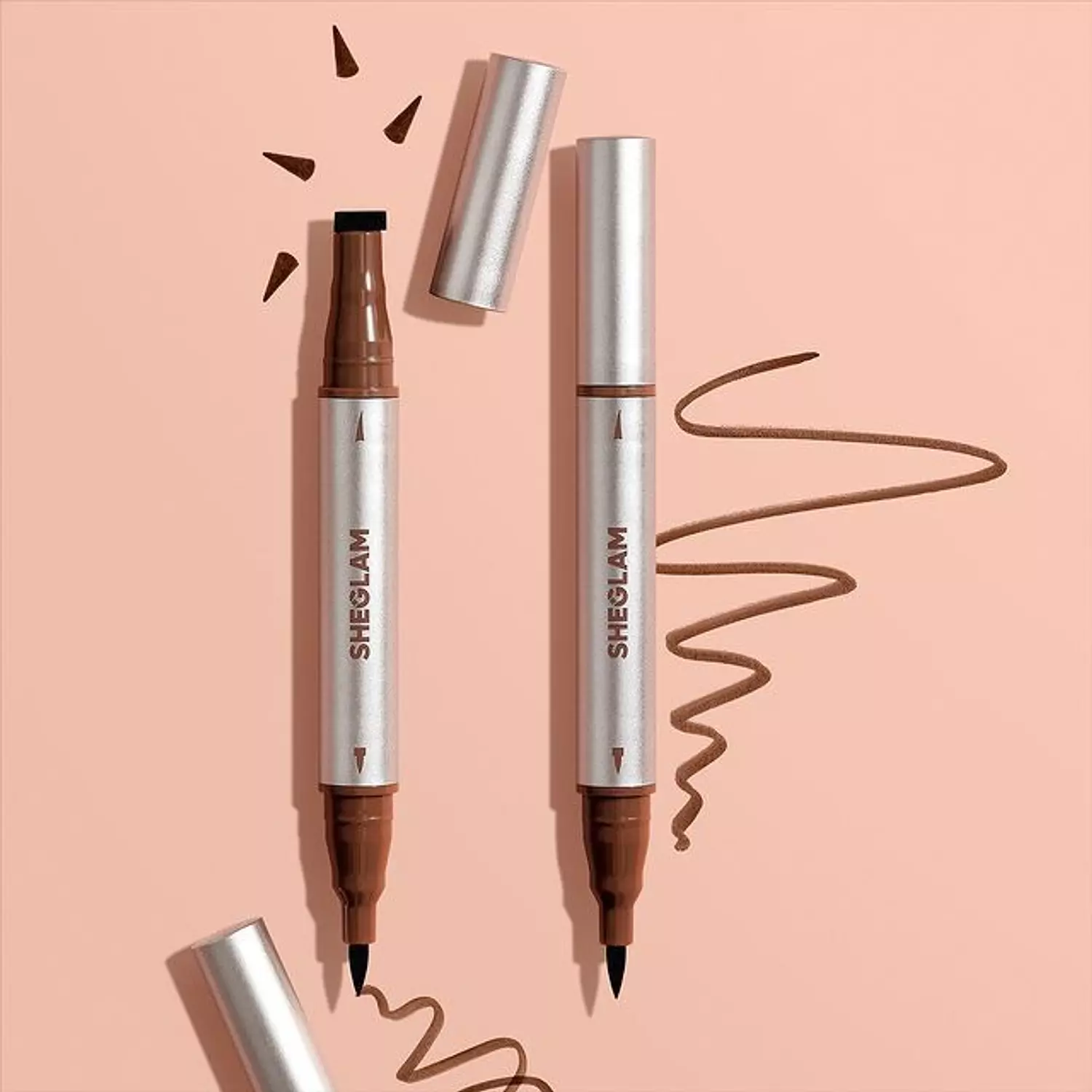 SHEGLAM WING IT WATERPROOF LINER DUO-BROWN Brown 2