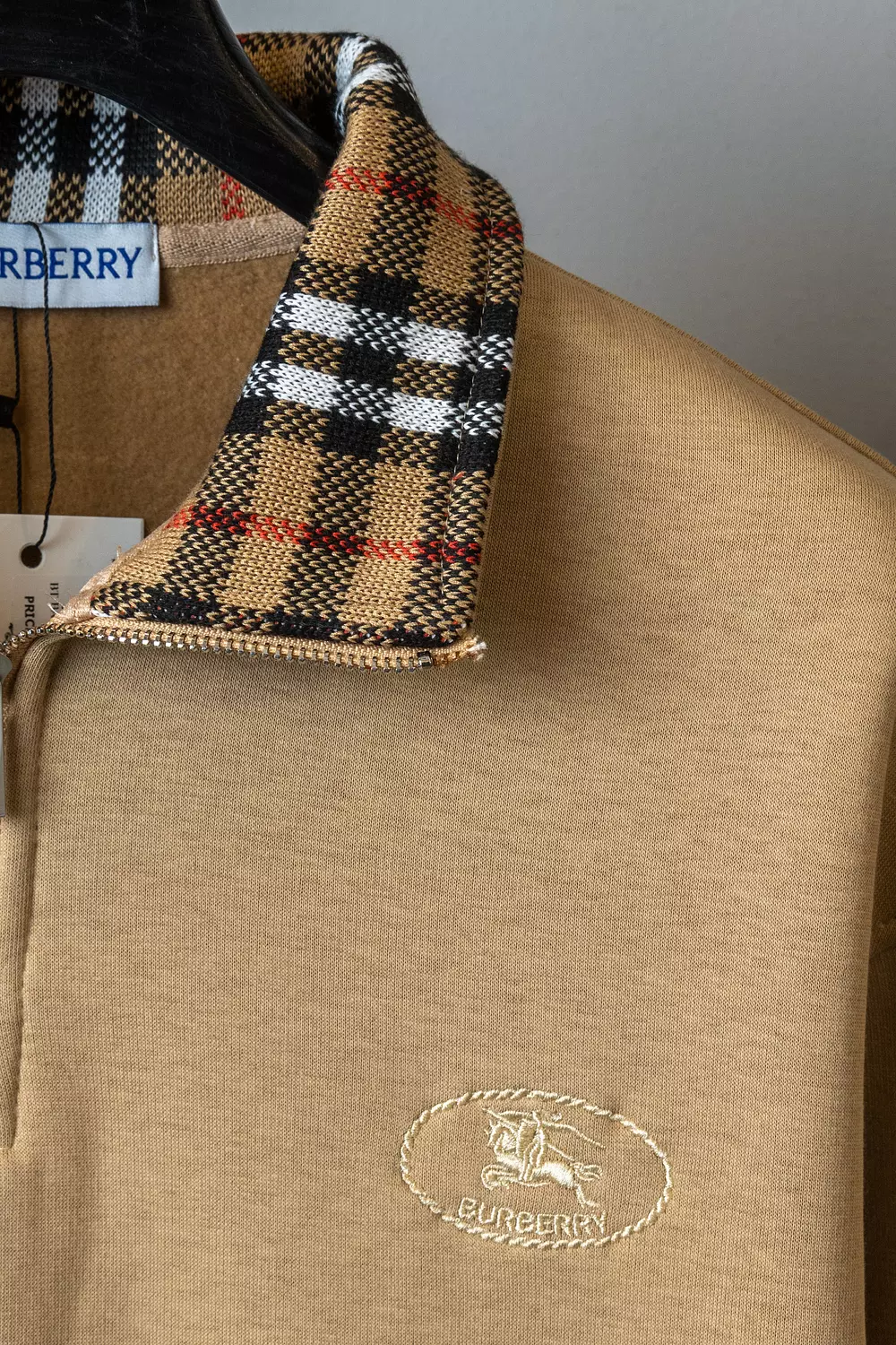 BURBERRY QUARTER ZIPPER \ 1684 hover image
