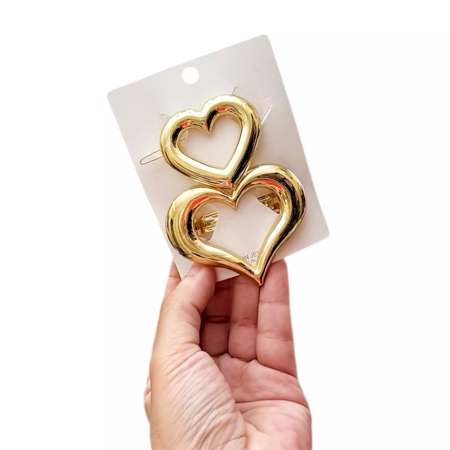 Divalicious Double Heart Hair Pin Set 1