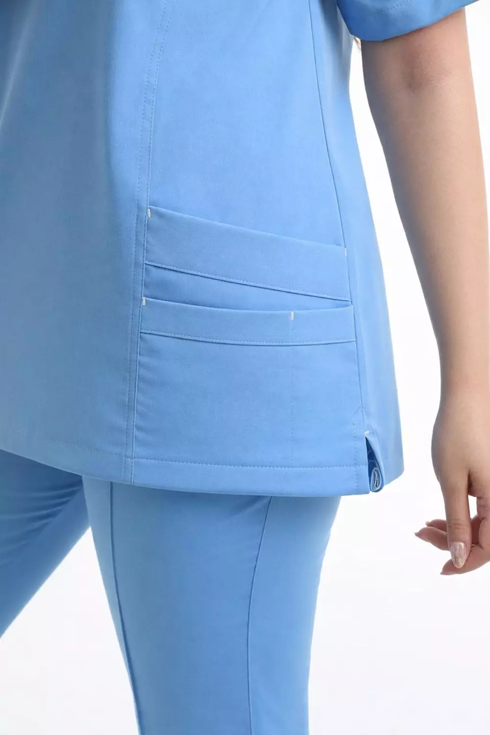 Sky Blue New Flexi Scrub 5