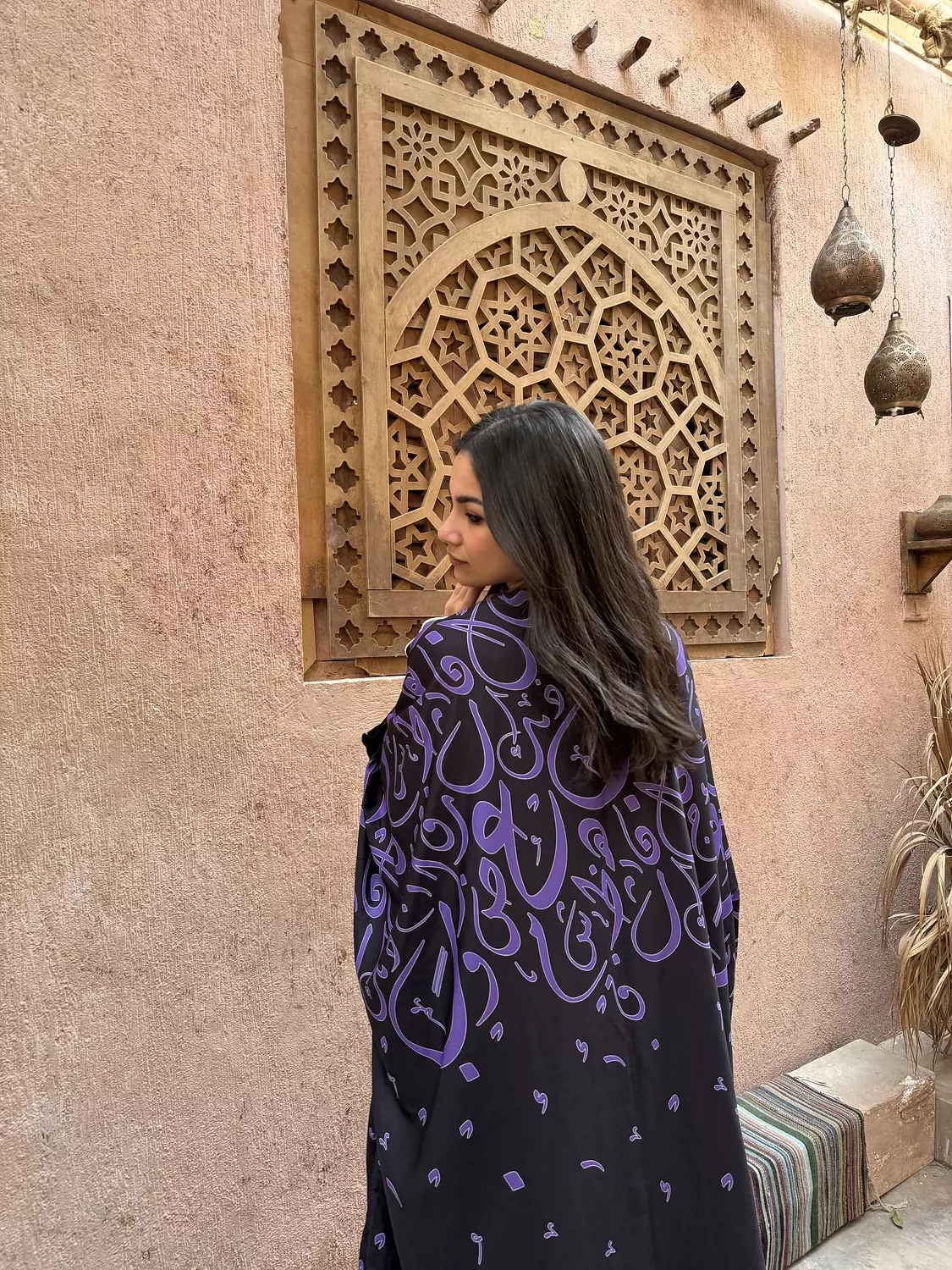 Purple Arabic Letters 2