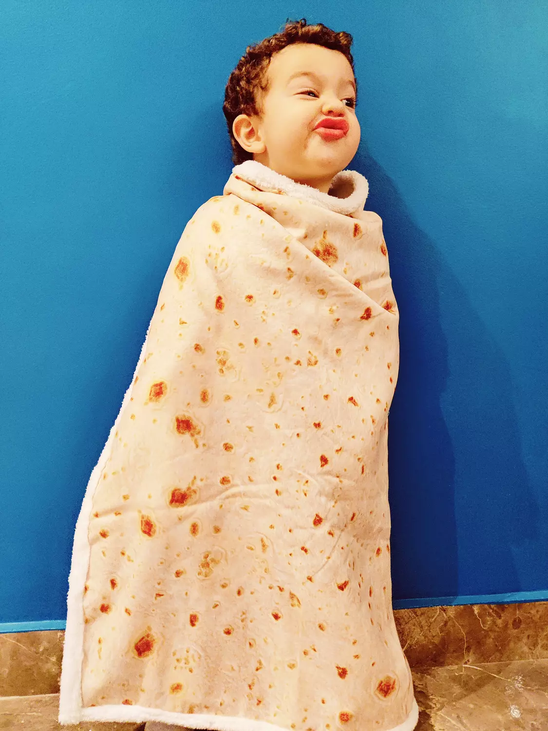 Tortilla Bread Baby Blankie  image