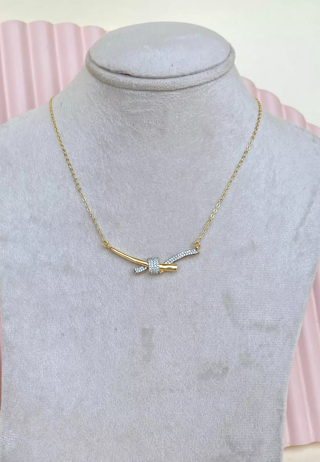 SilverxGold necklace 2