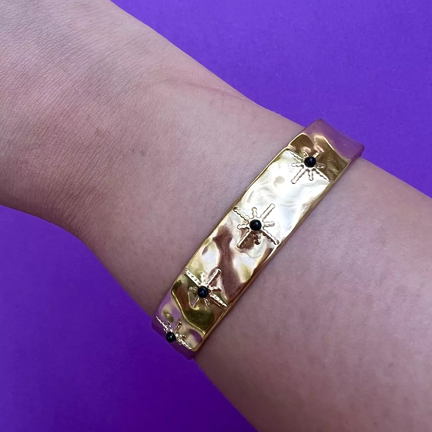 Wide Northern Star Bangle  image