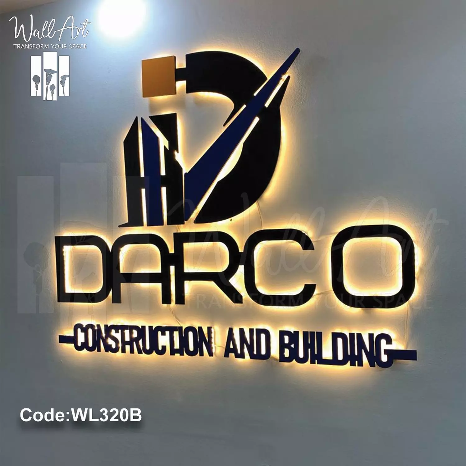 WL320-Wooden Lighted Logo  2