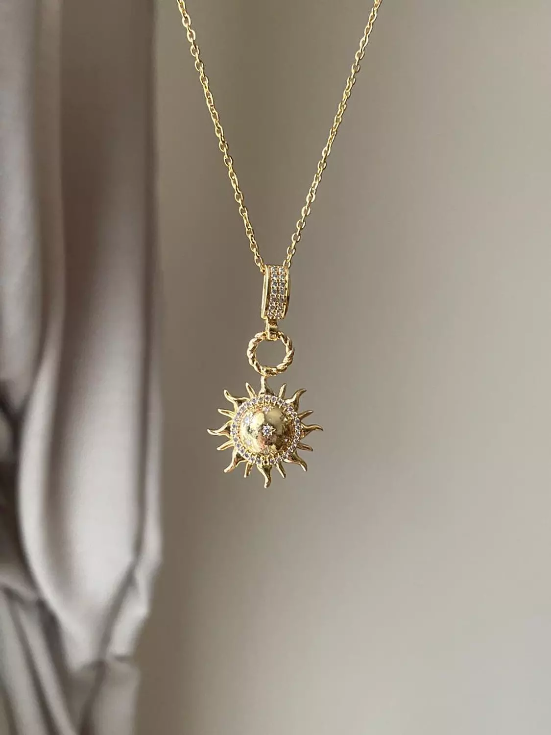 sun necklace 