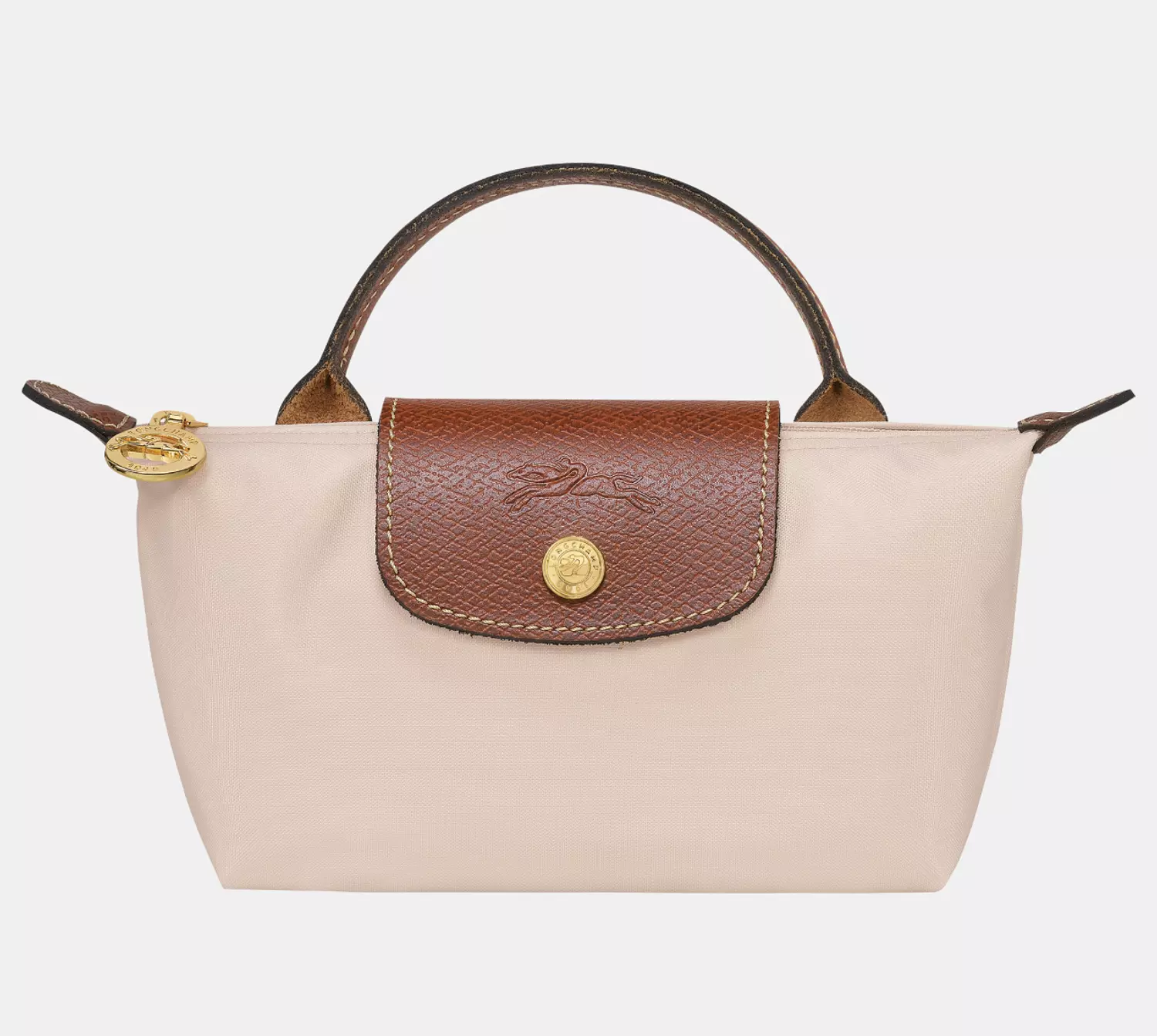 LE PLIAGE ORIGINAL POUCH WITH HANDLE Paper - Recycled Canvas image