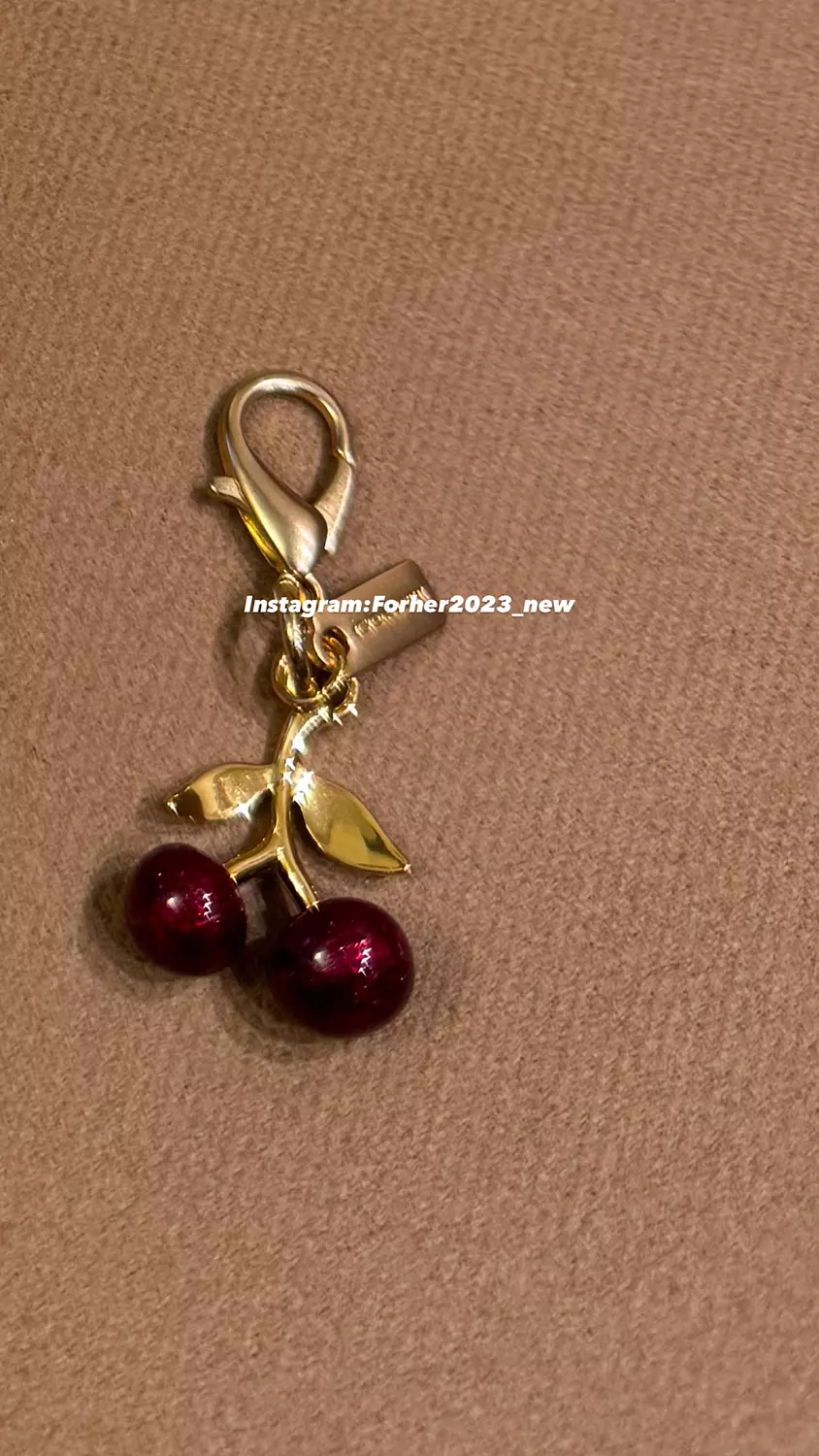 Coach mini wallet cherry charm 2