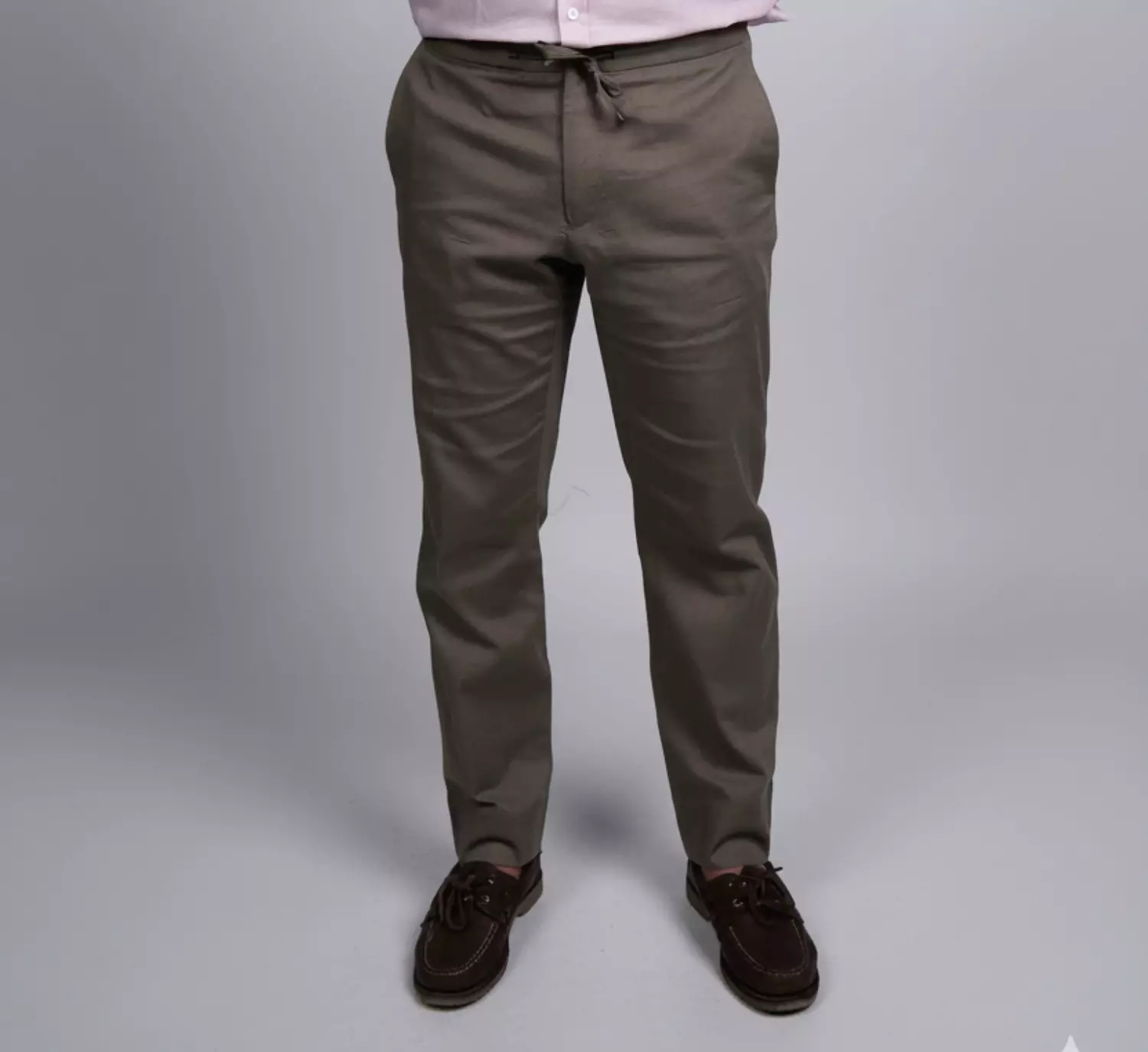 Olive linen pants  image