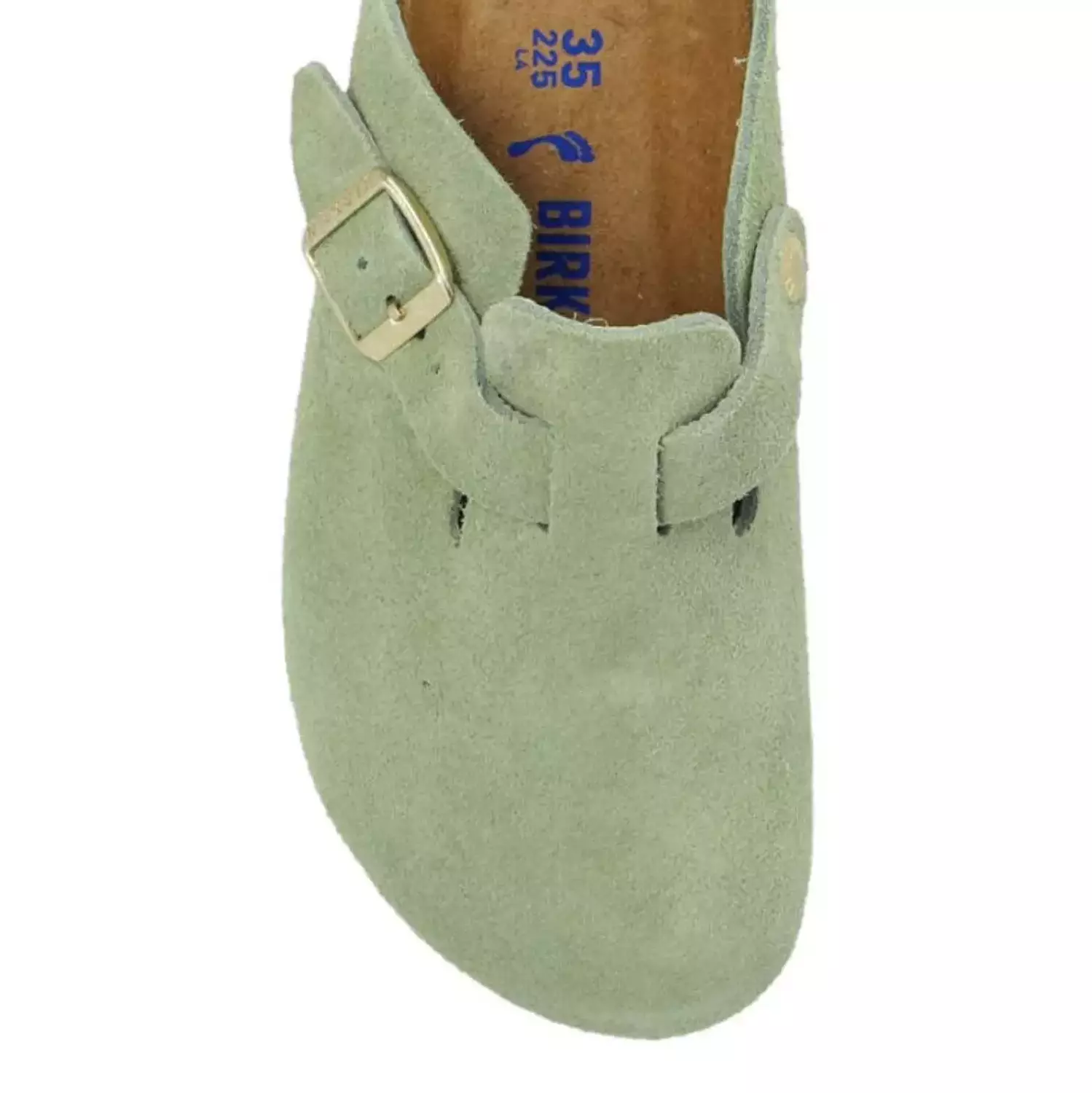 Birkenstock Boston Soft Footbed Suede Faded Khaki 2