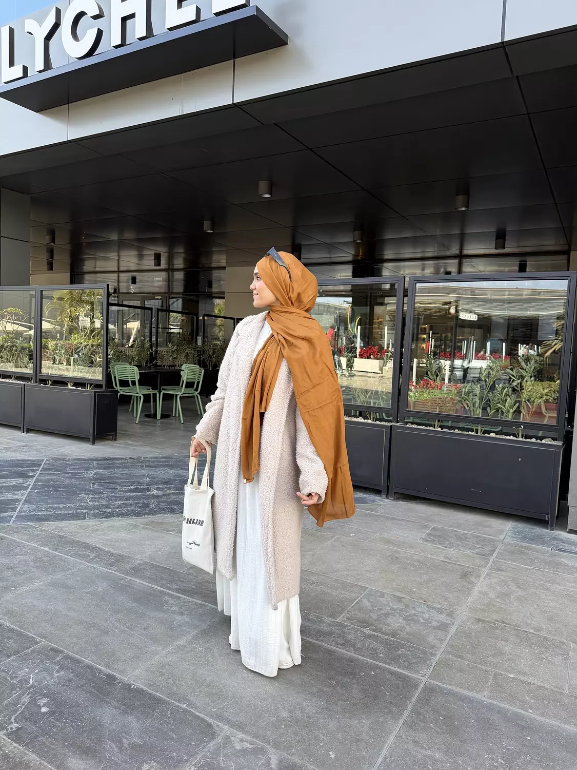 Modal Camel hijab  1