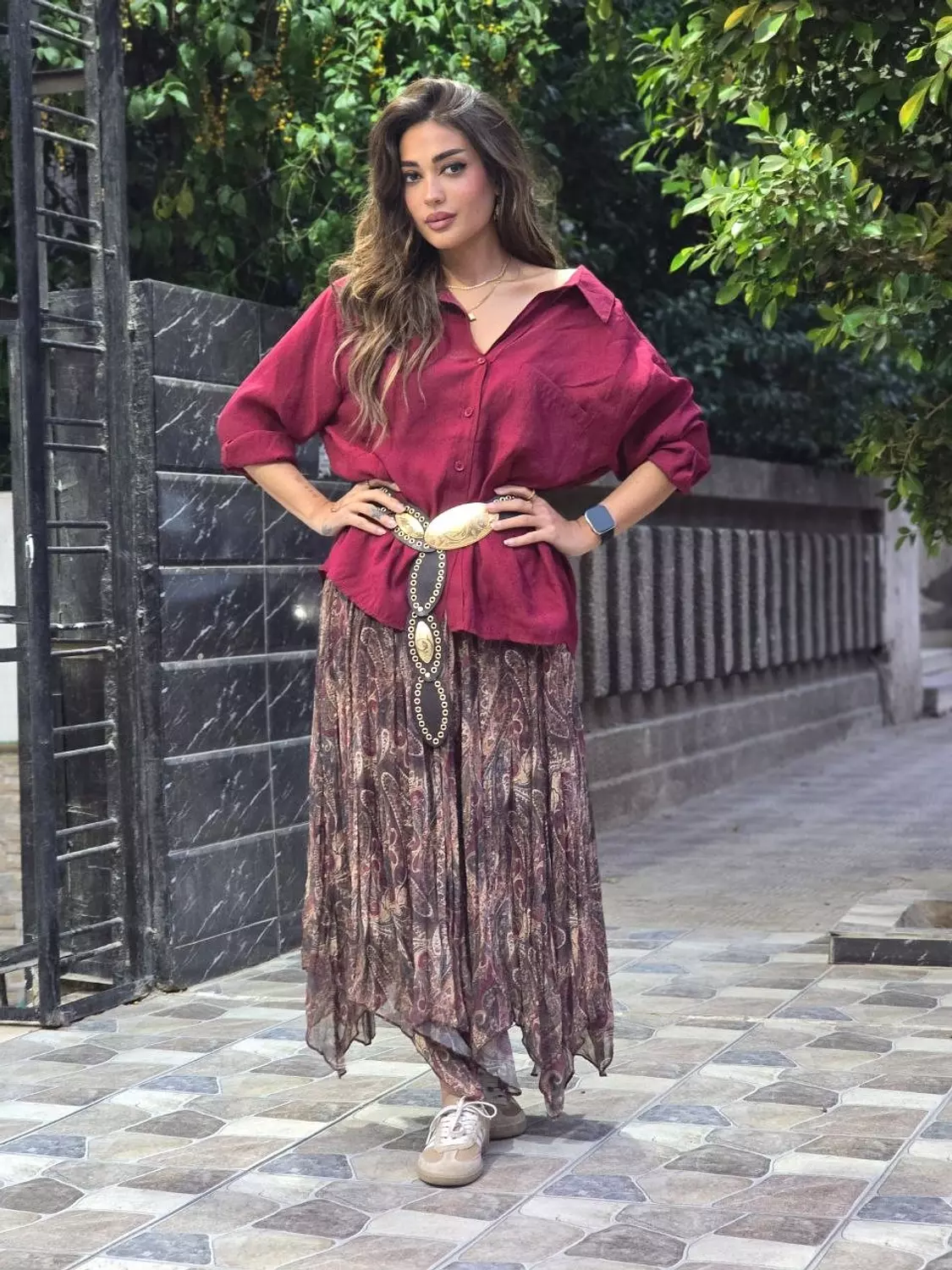 Zigzag boheme skirt image