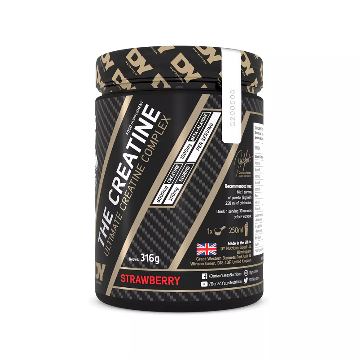 DY The Creatine 316g, 39 Servings hover image