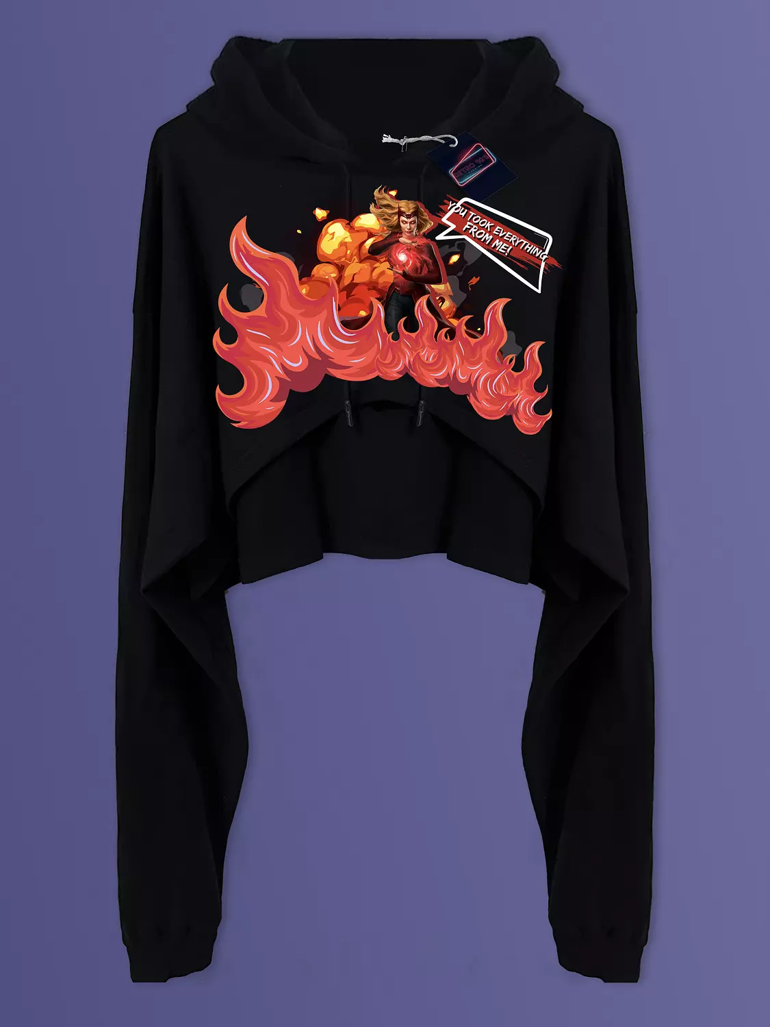 Wanda Cropped Hoodie image