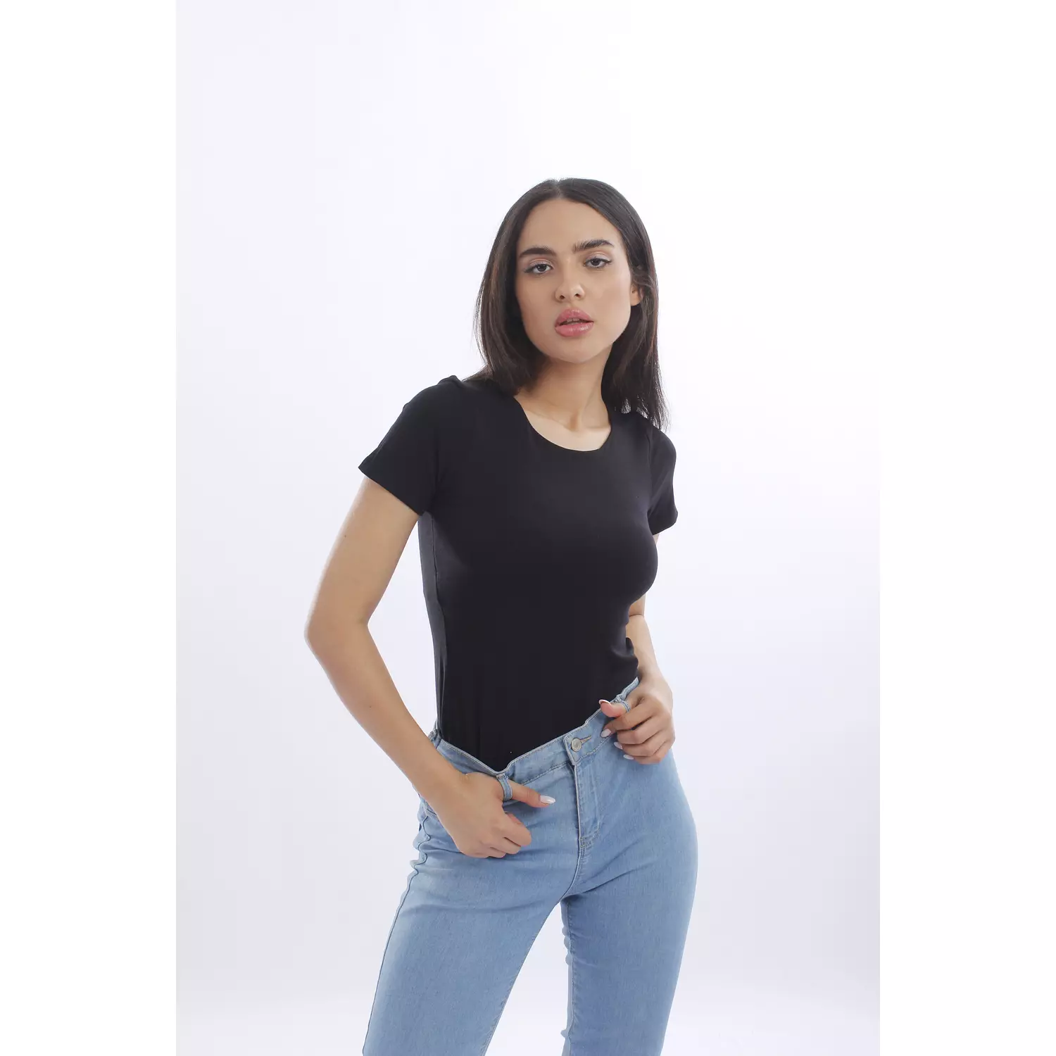 BASIC T-SHIRT cotton (DOUBLE LAYERED TOP) 3