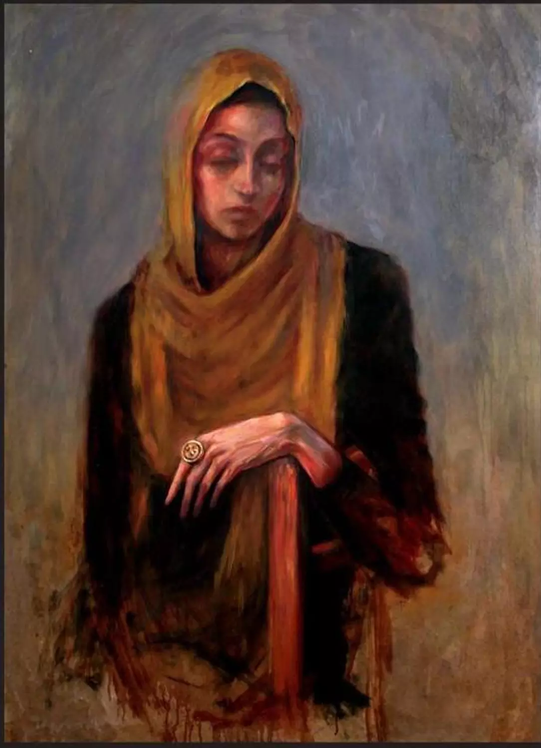 Fares ELsiagy - the girl with ring \OI-00024/ 100*80 image