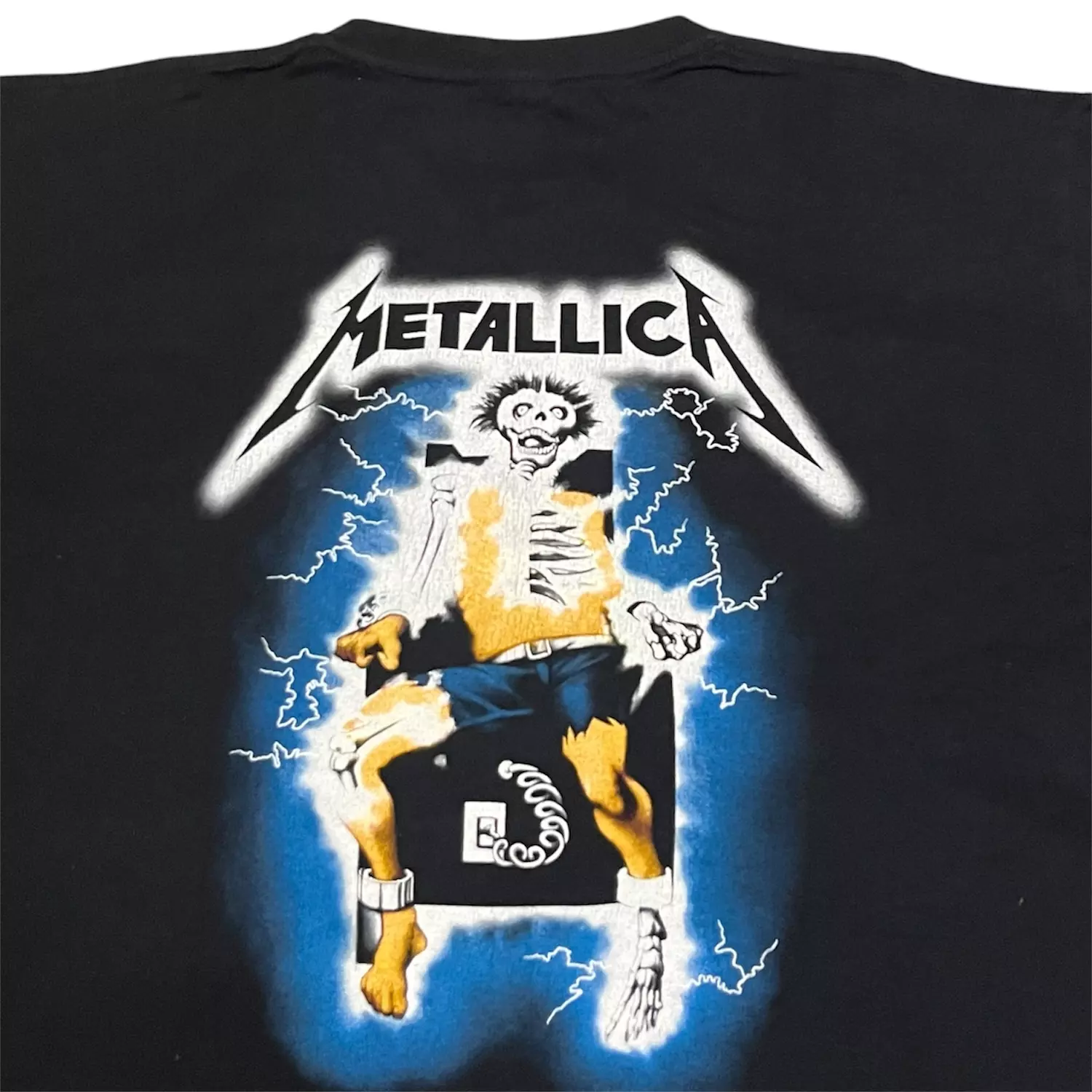 Vintage Metallica electric chair tee 2