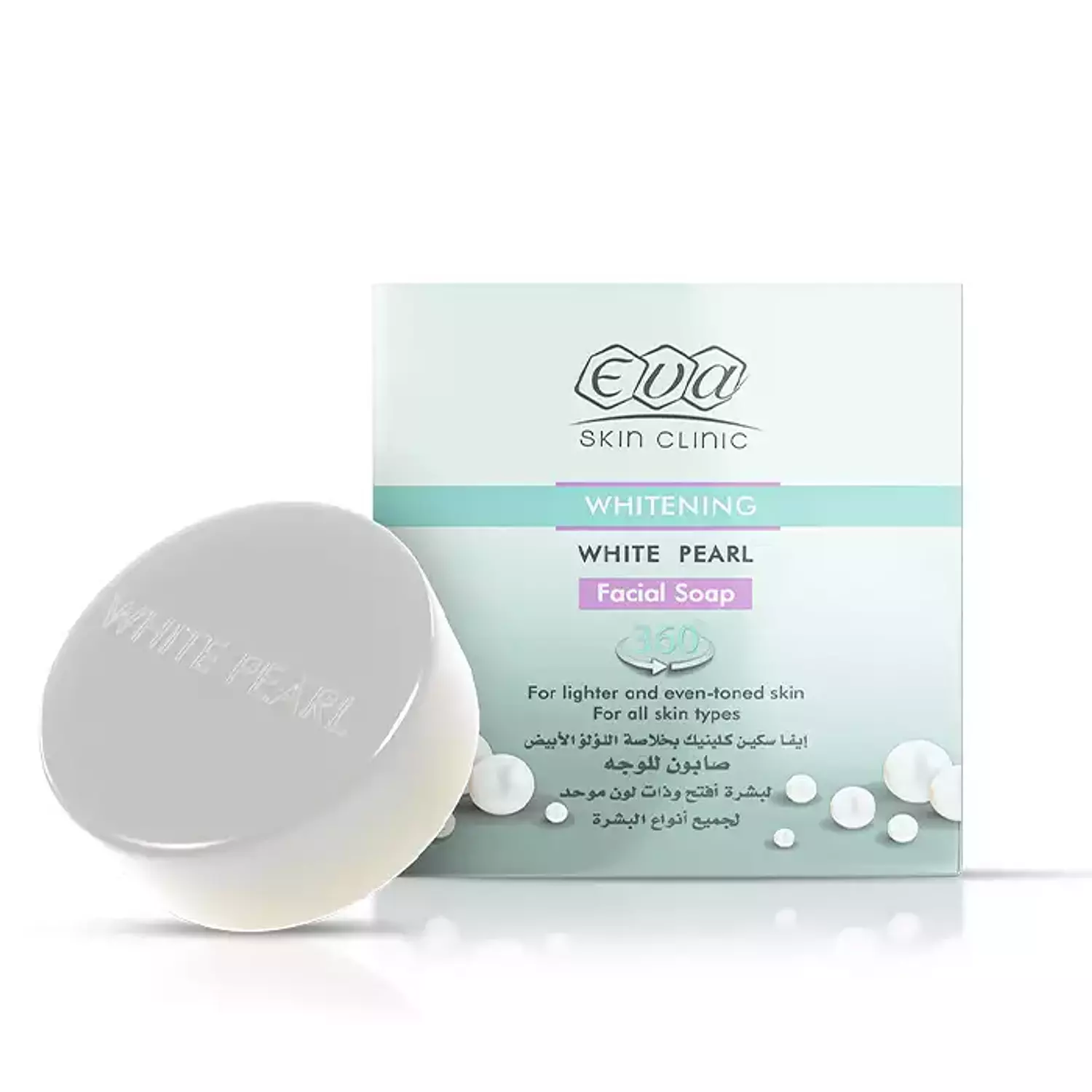 Eva Skin Clinic White Pearl Facial Soap - 70 gm image