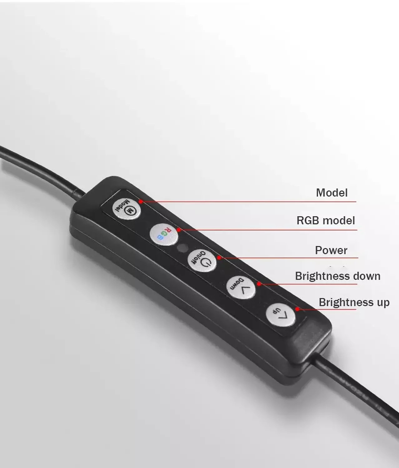 MJ45 RGB LED Soft Ring Light with Stepless Dimming and 360° Rotation 13
