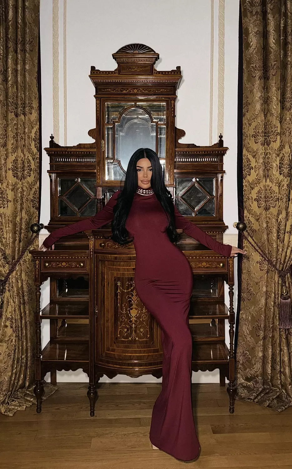 Cherry Long Dress image