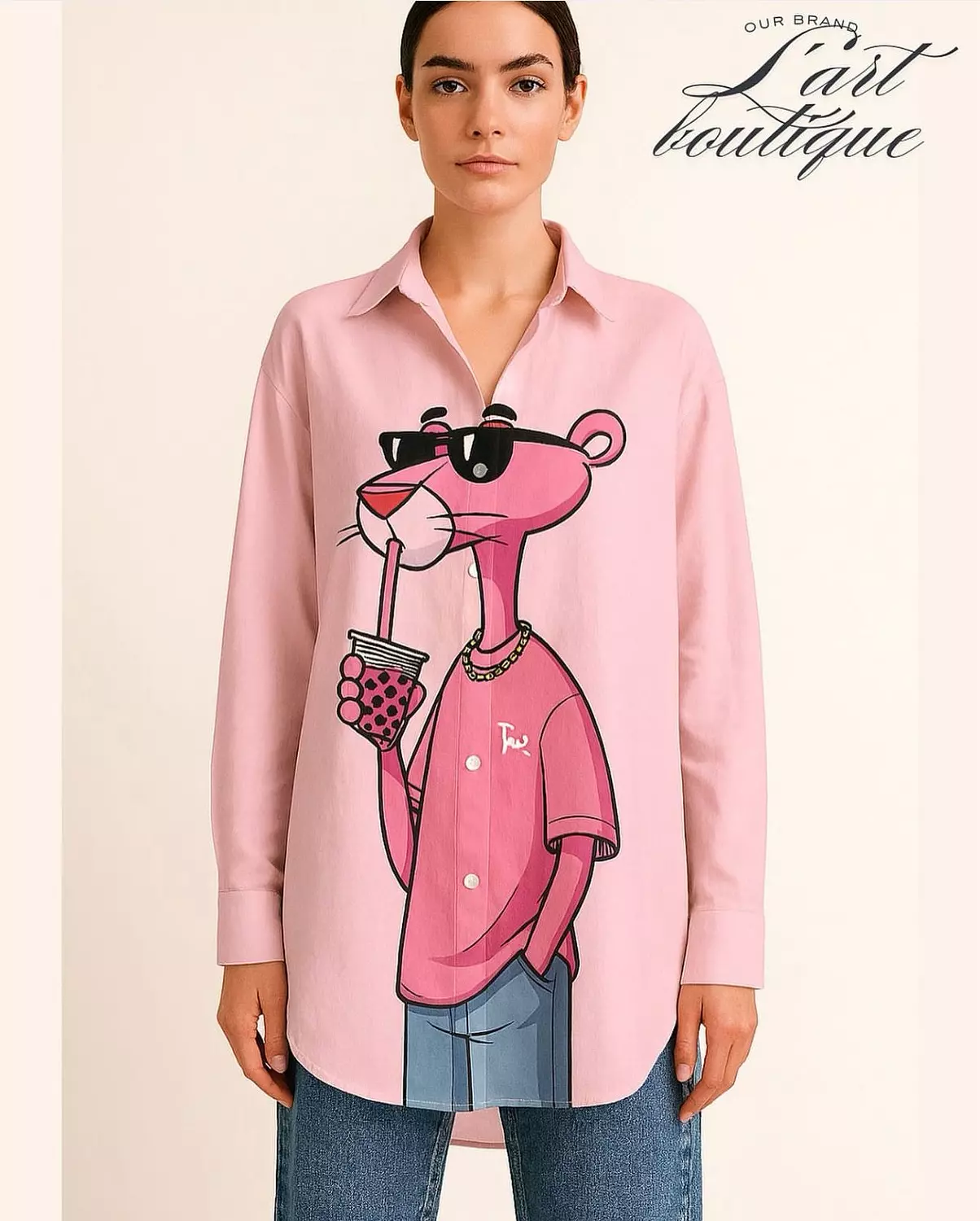 pinky chemise pink panther image