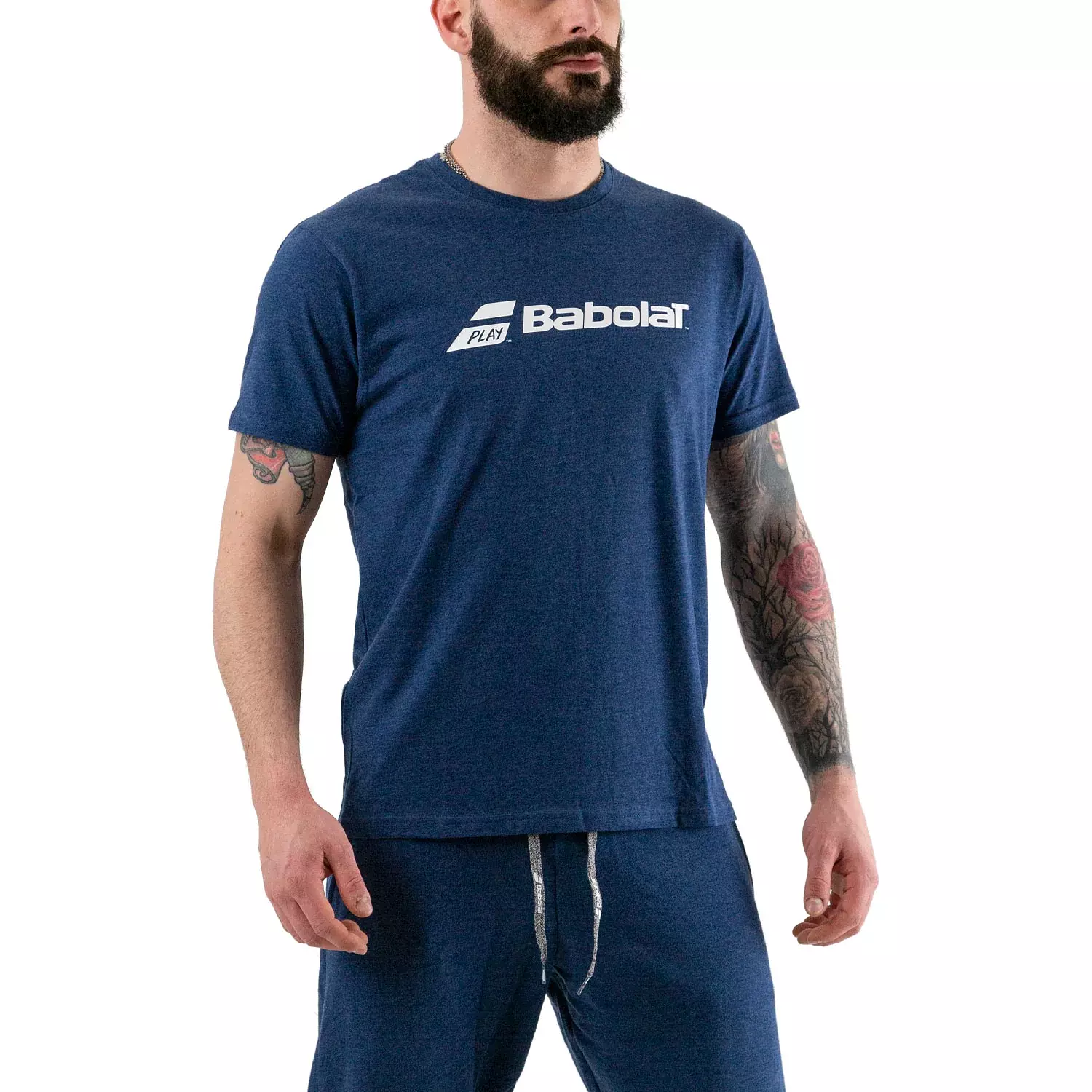 Babolat Exercise Tee Men - Navy Blue T-Shirt 2