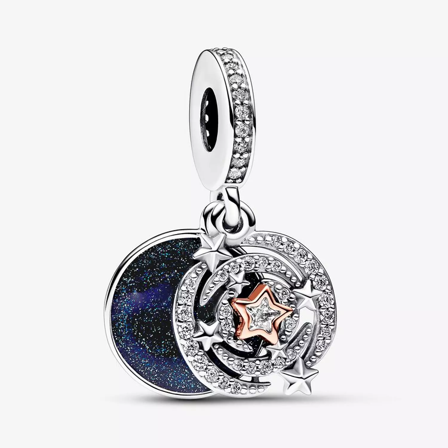Sterling silver and 14k rose gold-plated unique metal blend-Charm-2023 G image