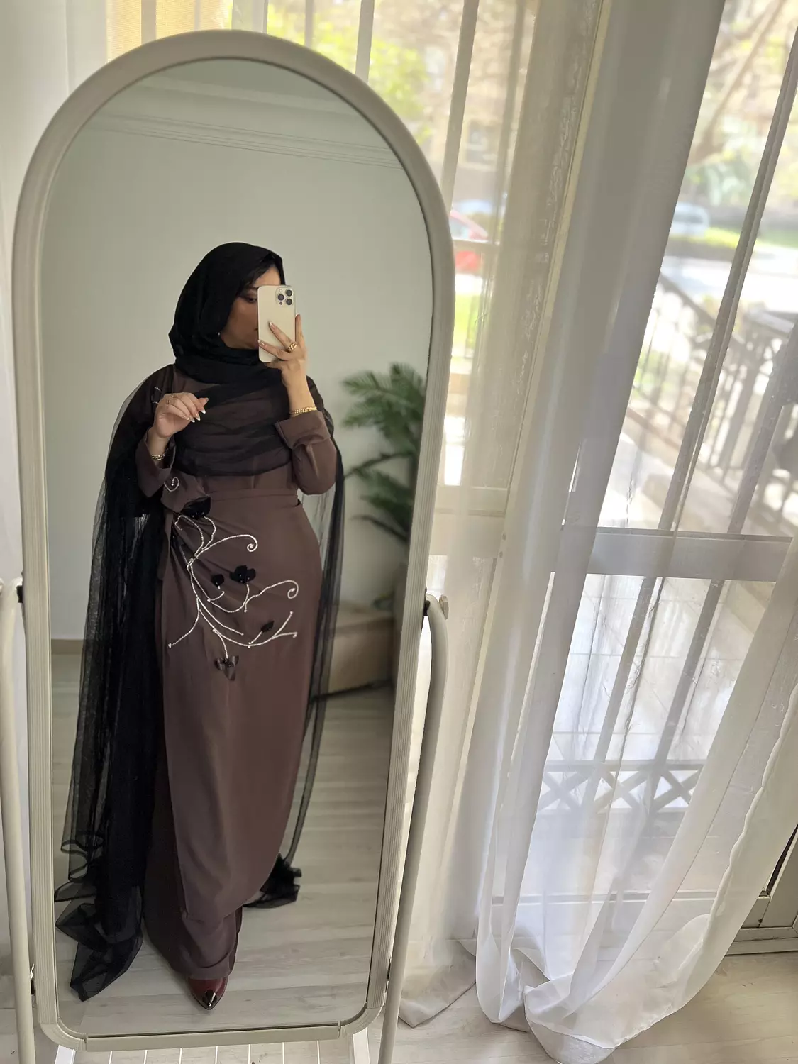 Dark chocolate dress 2