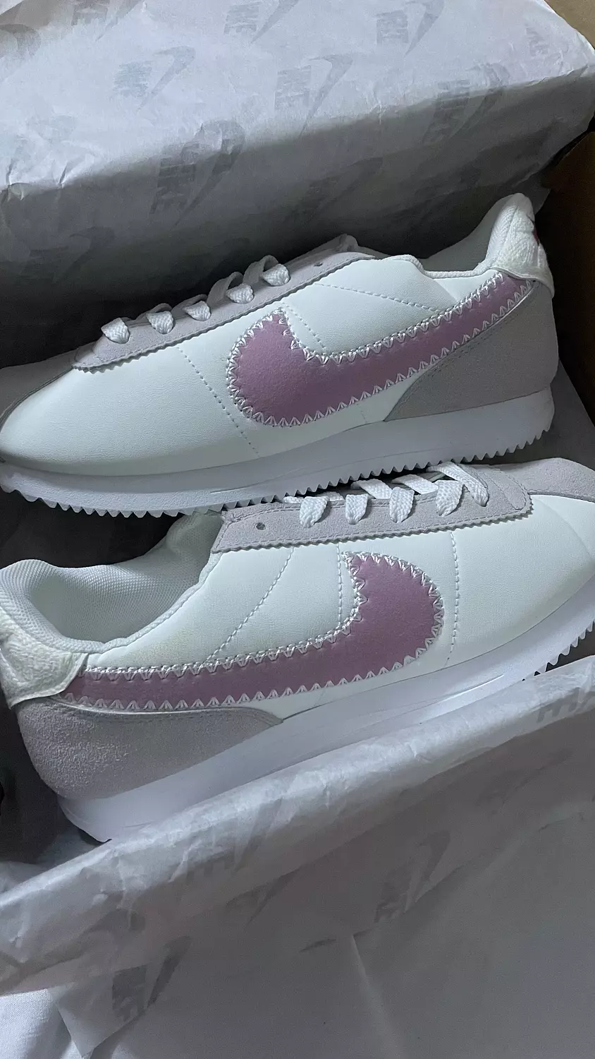 Custom Nike Cortiez in Pink  image